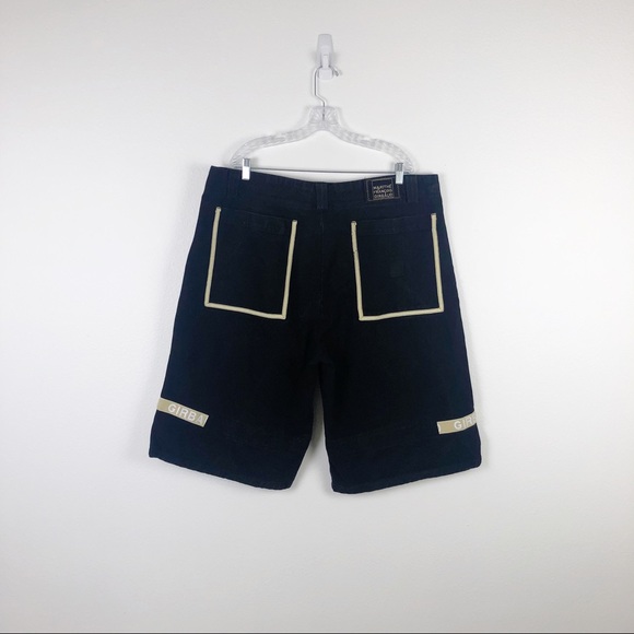 Marithe Francois Girbaud Black Denim Jean Shorts - Picture 15 of 15